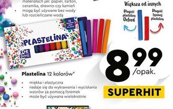 Biedronka Plastelina oxford oferta