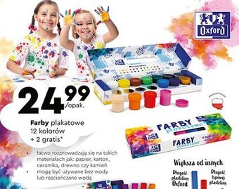 Biedronka Farby plakatowe oxford oferta