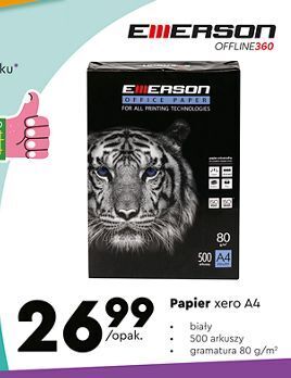 Biedronka Papier ksero a4 emerson oferta