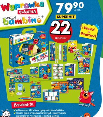 Biedronka Wyprawka szkolna moje bambino oferta