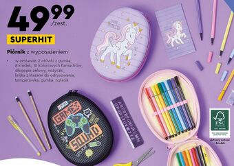 Biedronka Piórnik z wyposażeniem oferta