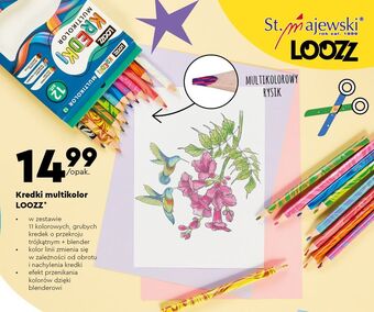 Biedronka Kredki w oprawie drewnianej jumbo loozz oferta