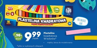 Biedronka Plastelina kwadratowa astra oferta
