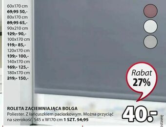 JYSK Roleta zaciemniająca bolga oferta