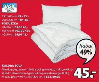JYSK Kołdra sola oferta