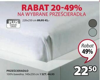 JYSK Prześcieradło oferta