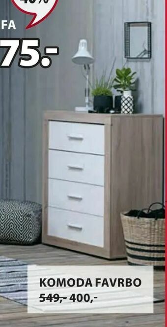 JYSK Komoda favrbo oferta