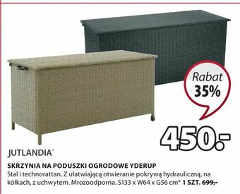 JYSK Skrzynia na poduszki ogrodowe yderup oferta
