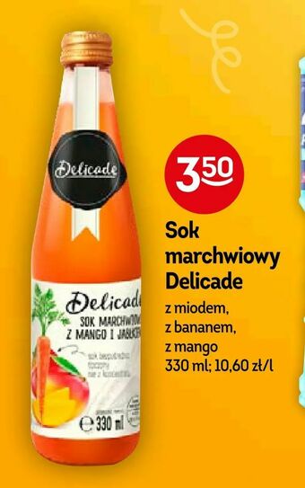 Żabka Sok marchwiowy Delicade oferta