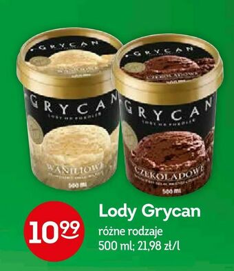 Żabka Lody grycan oferta