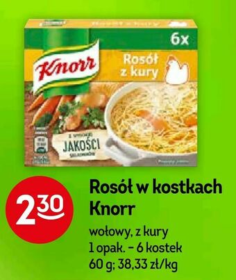 Żabka Rosół w kostkach Knorr oferta
