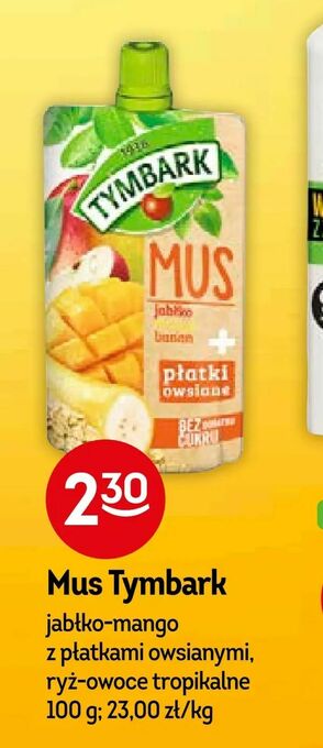 Żabka Mus Tymbark oferta