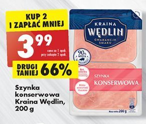 Biedronka Szynka konserwowa kraina wędlin oferta