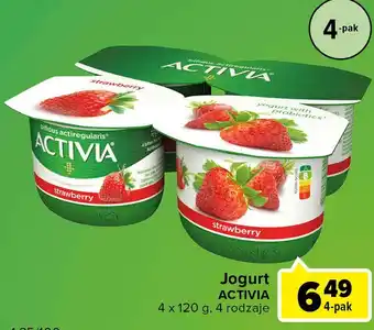 Carrefour Express Jogurt truskawka danone activia oferta