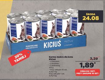 Netto Karma dla kota z drobiem kiciuś oferta