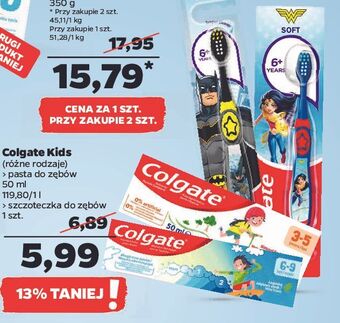 Netto Pasta do zębów 6-9 lat colgate kids oferta