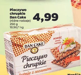 Netto Pieczywo chrupkie żytnie z sezamem dan cake oferta