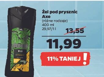 Netto Żel pod prysznic axe wild oferta