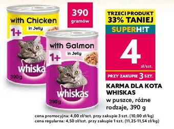Dealz Karma dla kota z łososiem whiskas oferta