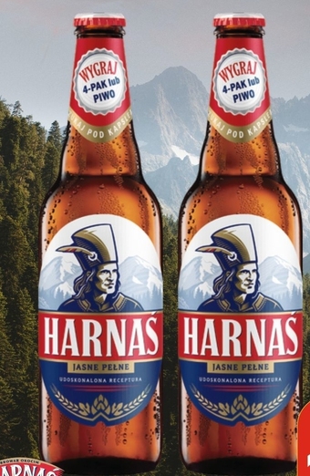 Społem Harnaś piwo jasne pełne 500 ml oferta
