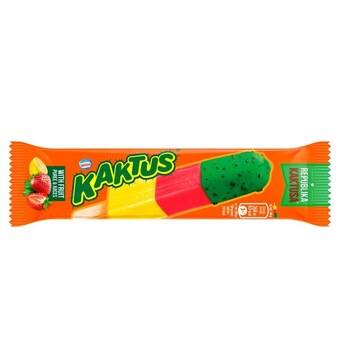 ALDI Kaktus lody wodne o smaku cytrynowym i sorbet truskawkowy 45 ml oferta