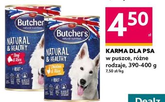 Dealz Karma dla psa z kurczakiem i ryżem butcher's natural & healthy oferta