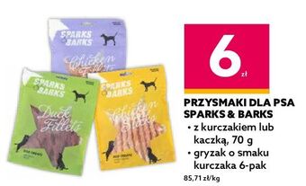 Dealz Przysmak dla psa paski kaczka sparks & barks oferta