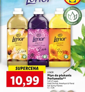 Lidl Płyn do płukania gold orchid lenor parfumelle oferta