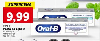 Lidl Pasta do zębów wybielanie oral-b pielęgnacja dziąseł oferta
