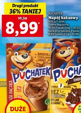 Napój kakaowy puchatek