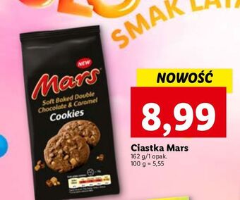 Lidl Ciastka z czekoladą i karmelem mars oferta