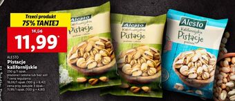 Lidl Pistacje kalifornijskie alesto oferta