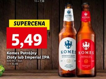 Lidl Piwo komes imperial ipa oferta