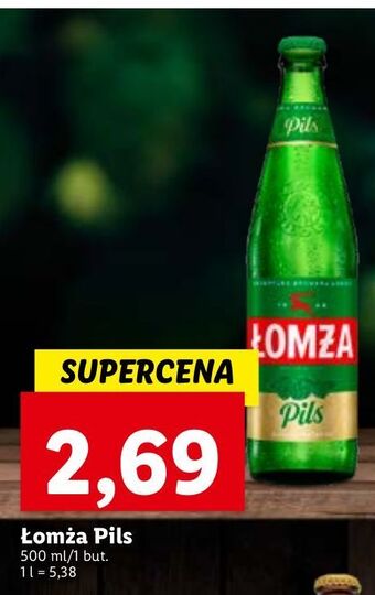 Lidl Piwo łomża pils oferta
