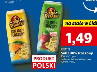 Lidl Sok pomarańczowy solevita piratki oferta