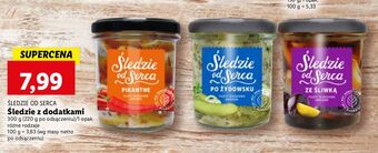 Lidl Filety śledziowe ze śliwką śledzie od serca oferta