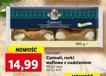 Lidl Cannoli waniliowe italiamo oferta