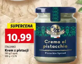 Lidl Krem z pistacji italiamo oferta