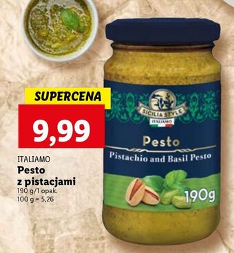 Lidl Pesto z pistacjami italiamo oferta