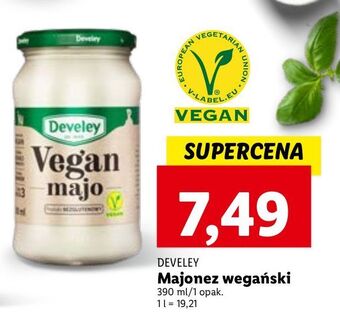 Lidl Majonez wegański develey oferta