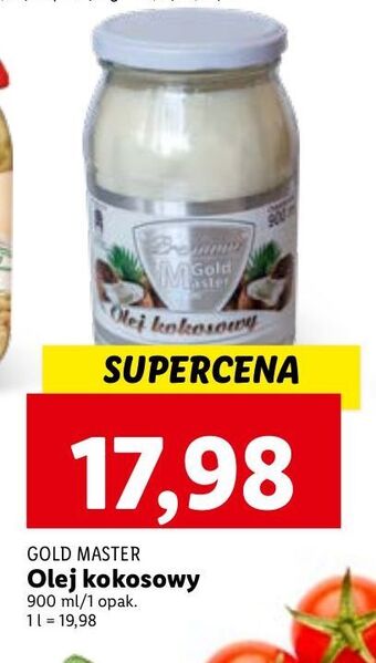 Lidl Olej kokosowy gold master oferta