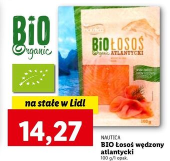 Lidl Łosoś atlantycki wędzony bio nautica schwartz oferta
