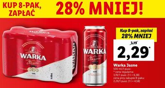 Lidl Piwo warka oferta