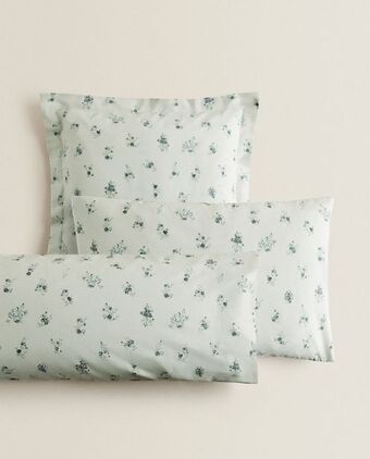 ZARA HOME Poszewka na poduszkę z nadrukiem w drobne kwiatki oferta