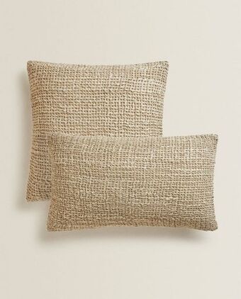 ZARA HOME Lniana poszewka na poduszkę dekoracyjną oferta