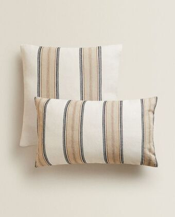 ZARA HOME Poszewka na poduszkę dekoracyjną w paski oferta