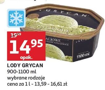 Auchan Lody pistacjowe grycan oferta