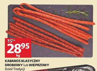 Auchan Kabanos klasyczny wieprzowy oferta