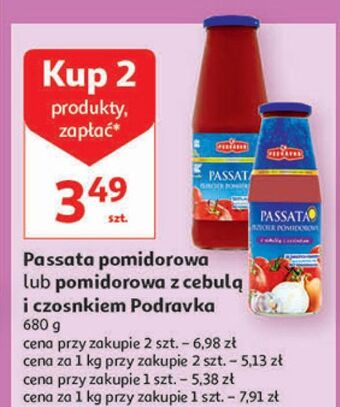 Auchan Przecier pomidorowy z cebulką i czosnkiem podravka oferta