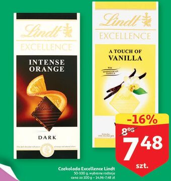 Auchan Czekolada white & vanilla lindt excellence oferta
